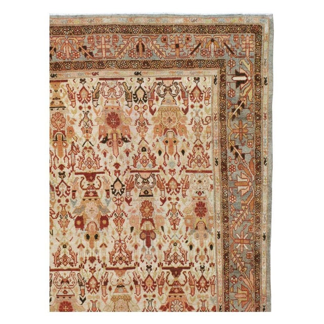 Galerie Shabab Collection Early 20th Century Persian Malayer Carpet For Sale - Image 4 of 10