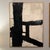 Two Karina Gentinetta oil paintings Black and white Framed in gilded wood Purchased from Karina in 2014 Dimensions listed...