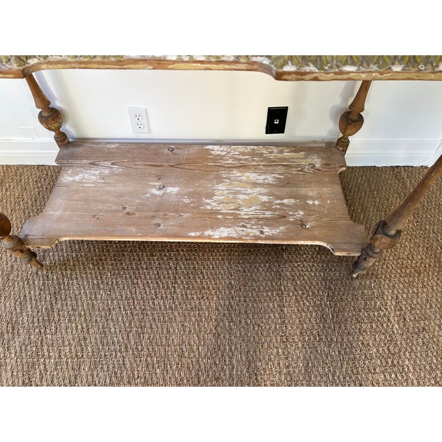 Antique French Mirrored Table For Sale - Image 4 of 9