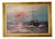 Andersson, Sailing at Sunset, 1950s, Oil, Framed For Sale - Image 11 of 11