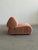 W30 D36 H28 SW29 SD20 SH15 This floor model is upholstered in a deadstock pink high pile mohair. Isosceles single lounge...