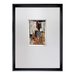 Johnny Friedlaender Etching 1964 Limited Ed. No. 12 Hand Signed W/Frame