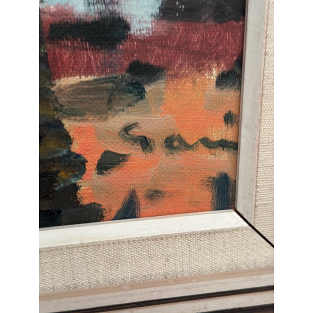 Tage Gavik, Puerto De La Cruz, 1950s, Oil Painting on Canvas, Framed For Sale - Image 10 of 13