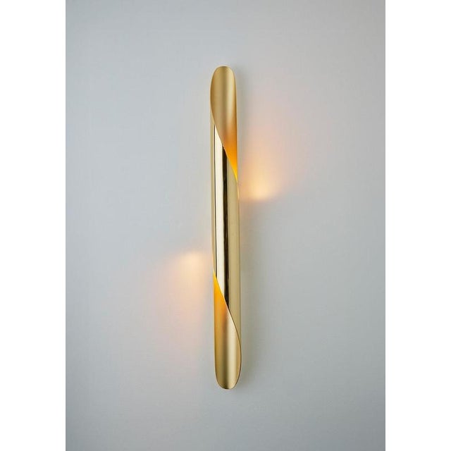 Oblong Ruban Wall Lamp by Jennifer Midoz For Sale - Image 6 of 8