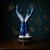 A captivating and highly unique antique porcelain sculpture vase with two holes, featuring two stylized hands reaching...