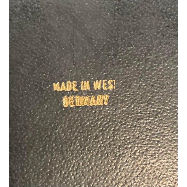 Vintage West Germany Rosewood & Brass Jewelry Box Storage Organizer Men’s Gift Trinket Box, Circa 60s For Sale - Image 10 of 12