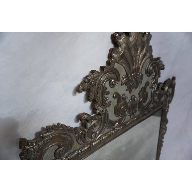 19th Century Hand Hammered Repousse Framed Mirror by Melissa Levinson For Sale In Los Angeles - Image 6 of 8