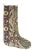 Ornate Vintage Kilim Christmas Stocking, Sage & Brown Floral Border, 11.8 X 17.7 in – One of a Kind Turkish Decor For Sale - Image 4 of 7