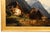 Blue Continental School Alpine Village Oil Painting, Late 19th Century For Sale - Image 8 of 11