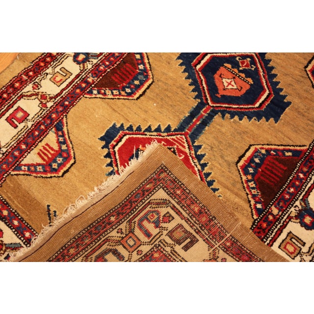 Textile Nazmiyal Collection Antique Persian Serab Runner Rug For Sale - Image 7 of 7