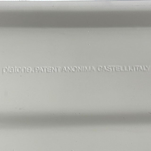 Beige Platone Folding Desk and Plia Chair by Giancarlo Piretti for Anonima Castelli, 1970s, Set of 2 For Sale - Image 8 of 12