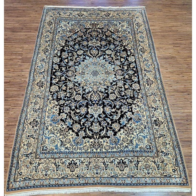 Nain Rug in Hand-Knotted Cork Wool For Sale - Image 3 of 11