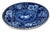 Stunning & Rare Antique Original Set of 3 Dark Flow Blue English Staffordshire 10 Inch Dinner Plates Circa 1830s For Sale - Image 10 of 18