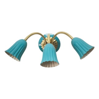 Sputnik Wall Light from Tre Luci, 1940s For Sale