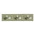 Schumacher Jolie Hand Embroidered Tape Trim in Green For Sale