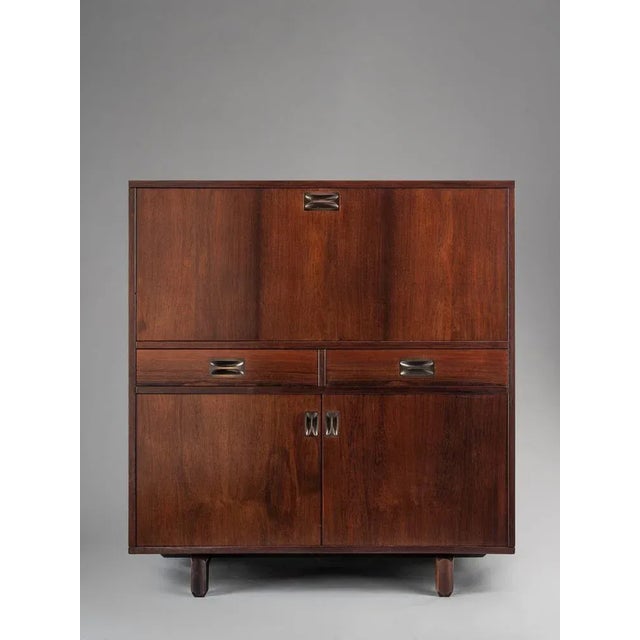 Bar Cabinet in Rosewood with Metal Details from Stildomus, Italy, 1960s For Sale - Image 13 of 13