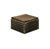 Worlds Away Matthew Izzo Home Lizzo Reptile Textured Brass Aluminum Decorative Box With Lid For Sale - Image 4 of 5