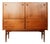 Scandinavian Teak Bar Cabinet with Integrated Secretary Desk, 1960s For Sale