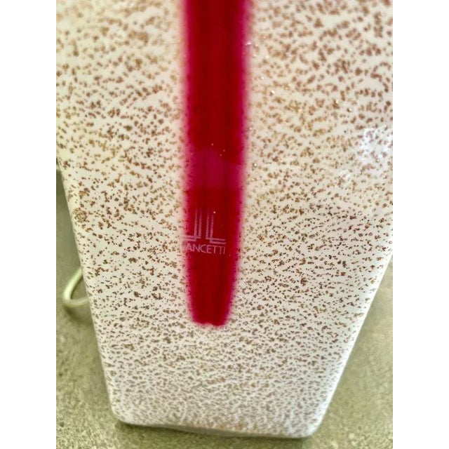 Gold Lancetti Milano Table Lamp in Murano Glass, 1980s For Sale - Image 8 of 11