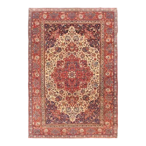 Antique Isfahan Rug 4'8'' x 7'2''