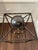 Late 20th Century Modern Black Metal With Brushed Brass Detail Lantern Pendant Light For Sale - Image 4 of 7