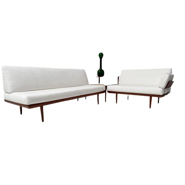Minerva Sofa Set by Peter Hvidt & Orla Molgaard Nielsen for France & Søn, 1960s, Set of 3 For Sale - Image 4 of 18