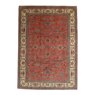 Antique Persian Mahal Rug 8'1" X 11'1" For Sale