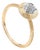 Marco Bicego, 18k Yellow Gold and Diamond Jaipur Ring For Sale