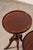 1930s Pair English Mahogany Side Tables With Scalloped Lip (C. 1930) For Sale - Image 5 of 11
