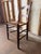 Vintage Early American Shaker Rustic Style High Ladder Back Dinning Chairs , Possibly by Clore For Sale - Image 16 of 17