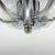 Mid-Century Glass & Chrome Chandelier, 1970s For Sale - Image 6 of 10