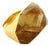 H.Stern for Diane Von Furstenberg 18k Gold Rutilated Quartz Power Ring, Size 6.5 For Sale