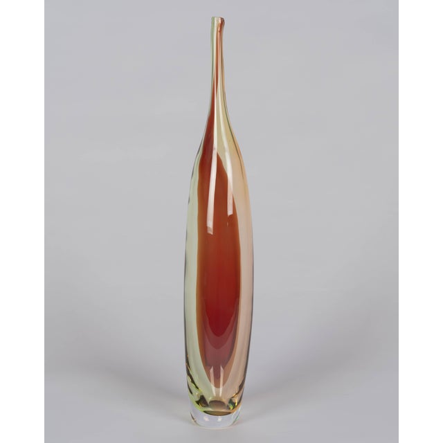 1990s Kosta Boda Tobago Art Glass Bottle by Kjell Engman For Sale - Image 5 of 14