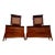 Vintage 1960s Mid Century Modern 4 Piece Dresser and Nightstand Set For Sale