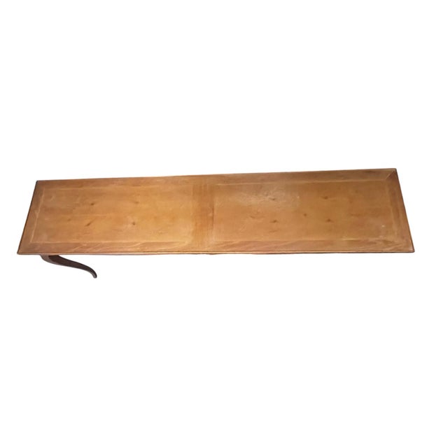 Henredon Louis XV Style Oak Console Table French For Sale - Image 12 of 14
