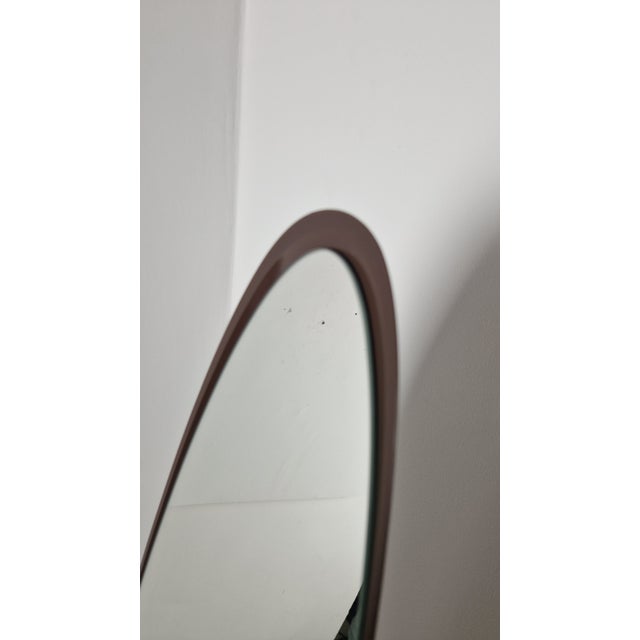 Model Unghia Nail Lipstick Floor Mirror in Brown For Sale - Image 5 of 15