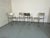 Postmodern Architectural Stainless Steel Dining Chairs, 1980s, Set of 4 For Sale - Image 16 of 18