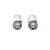 Mikimoto, 18 Karat White Gold, Cultured South Sea Pearl and Dianond Earrings, Pair For Sale - Image 4 of 7