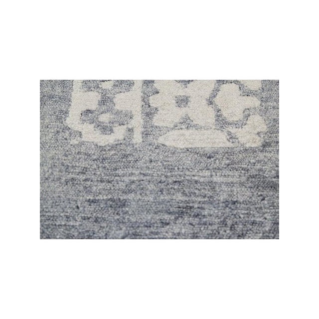 Exact Size: 9'1" x 12'1" Color: Blue Age: New Materials: Wool, Bamboo Silk Construction: Hand Knotted Origin: India