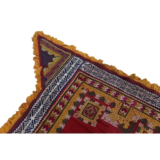 Vintage Hand Embroidered India Wall Hanging, 1920s For Sale - Image 11 of 13