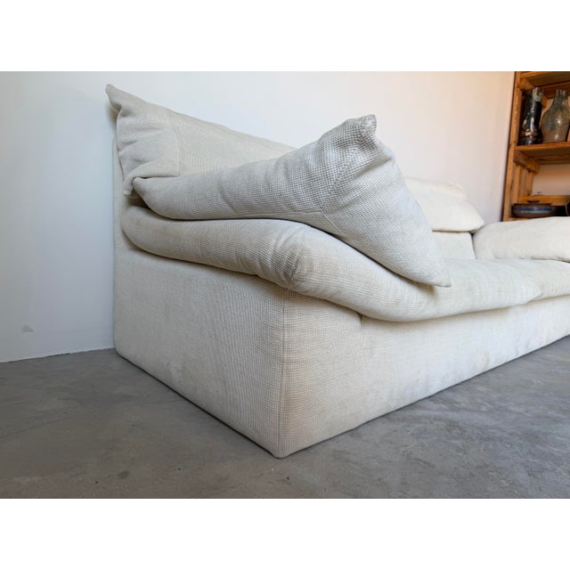 1980s Mid-Century Danish Organic Modern “Monza” Sofa by Niels Eilersen, Denmark For Sale - Image 5 of 12