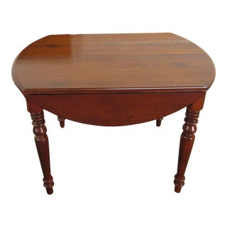 Ethan Allen Solid Cherry Dropleaf Dining Table For Sale