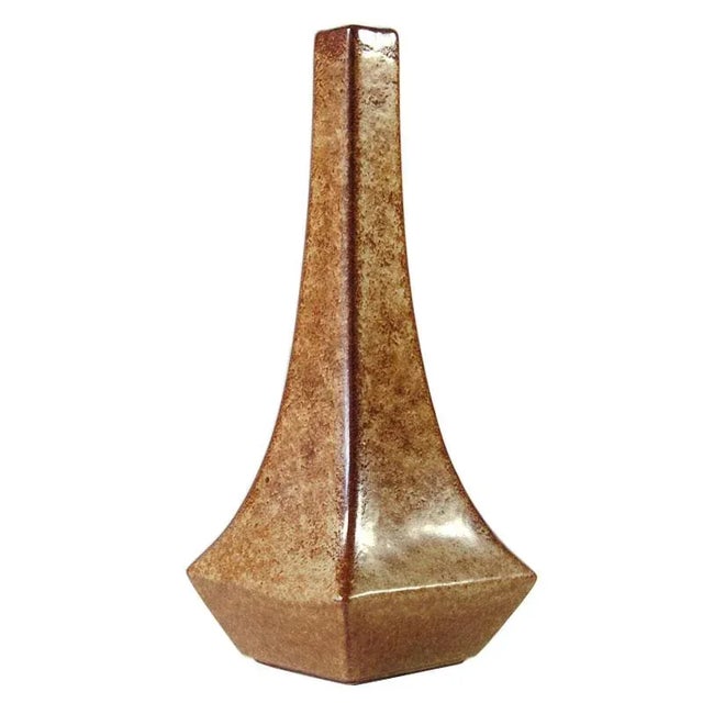 Italian Ceramic Vase by Roberto Rigon for Bertoncello, 1960s For Sale - Image 9 of 9