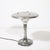 Art Deco Machine Age Saucer Form Polished Aluminum Table Lamp W/ Sculptural Base For Sale - Image 4 of 11