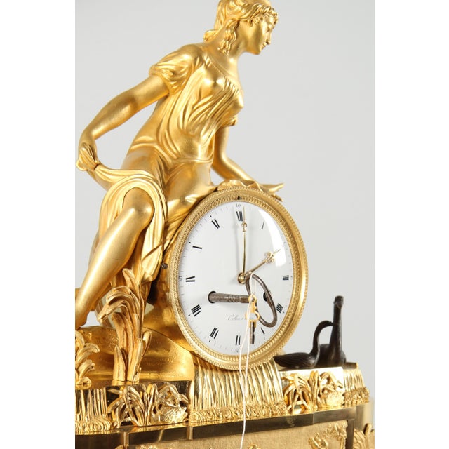 French Mantel Clock Allegory of Love, Paris, 1815 For Sale - Image 14 of 16
