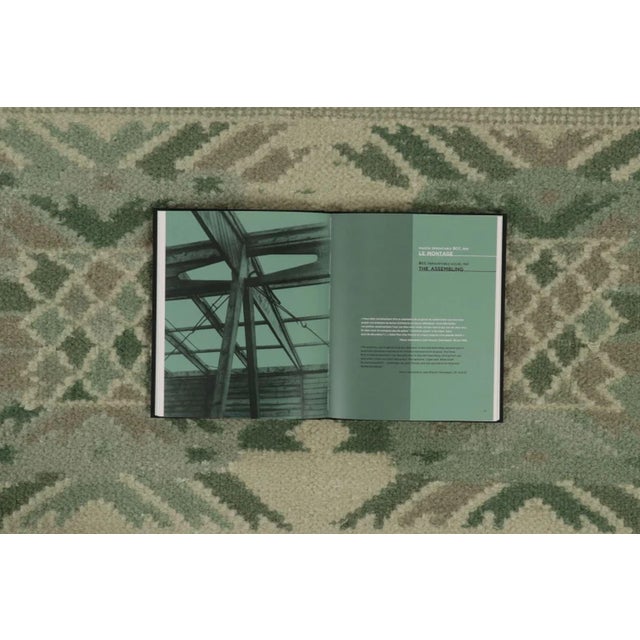 Textile Rug & Kilim's Oversized Scandinavian Style Custom Rug in Exotic Yarn With Green Design For Sale - Image 7 of 10