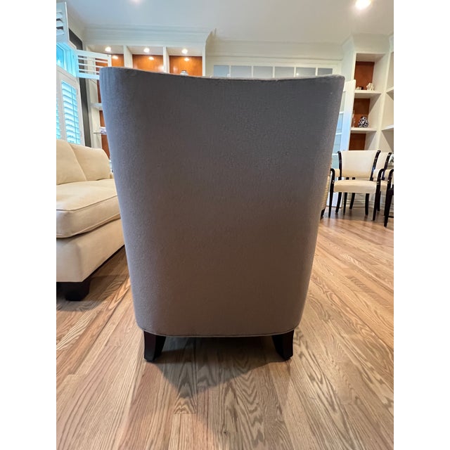 Transitional Barbara Barry for Baker Furniture Slipper Chair For Sale - Image 3 of 4