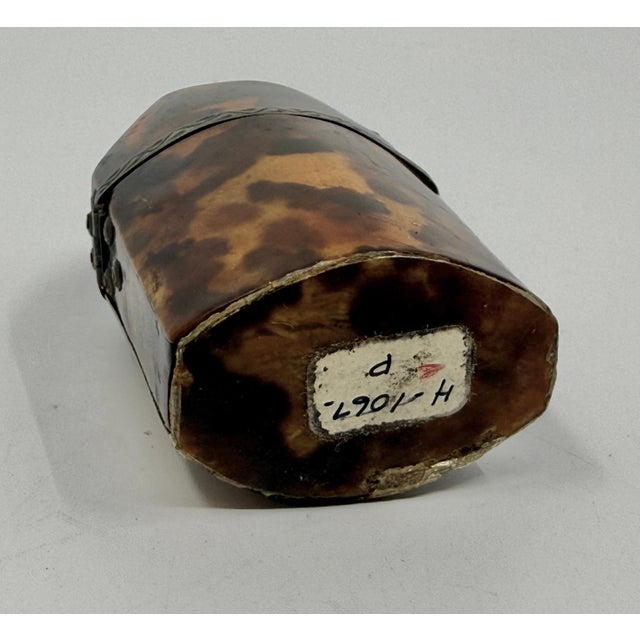 19th Century Pair of Victorian Horn Travel Perfume Boxes For Sale - Image 11 of 15