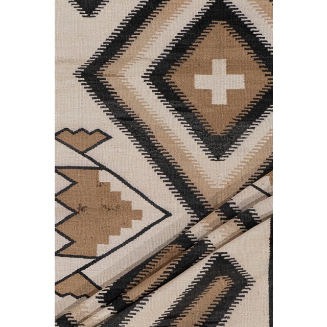Antique Navajo Style Rug 3'7 X 6'9 For Sale - Image 4 of 6