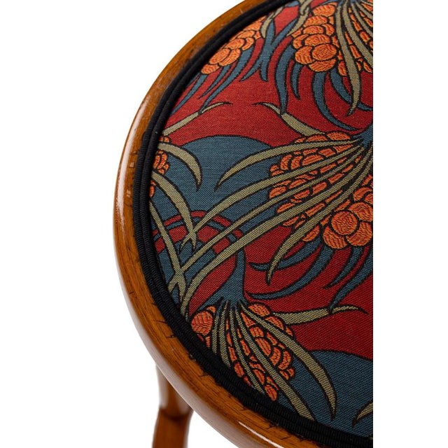 Fledermaus Stool attributed to Josef Hoffmann and Gustav Siegel for J. & J. Kohn, 1908 For Sale - Image 4 of 9